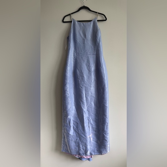 Scott McClintock Dresses & Skirts - Vintage Scott McClintock Periwinkle Purple Sleeveless Satin Formal Prom Dress